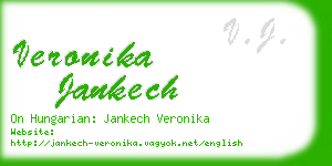 veronika jankech business card